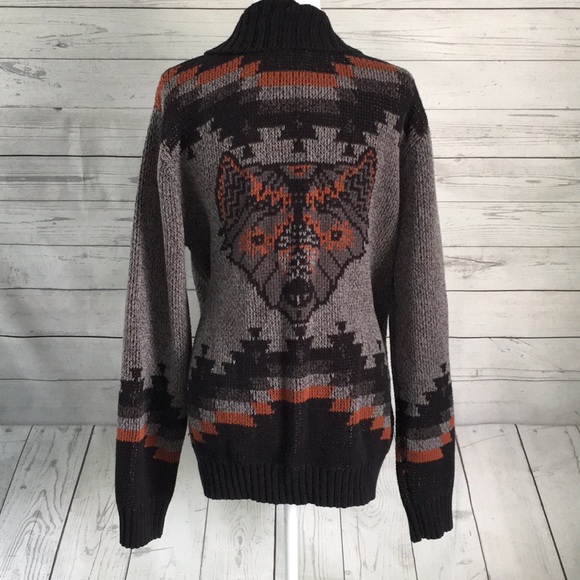 Urban Outfitters Aztec Wolf Oversize 